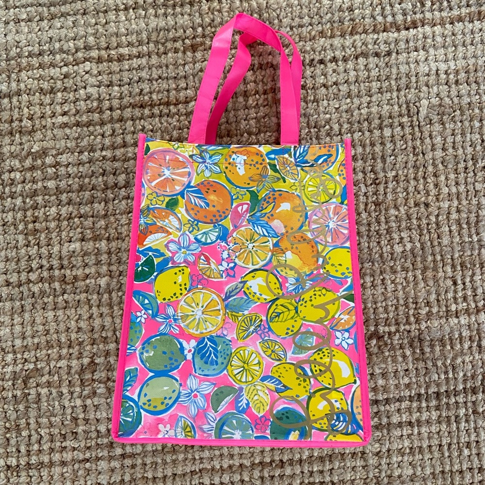 Lilly Pulitzer Lemon Shopping Bag